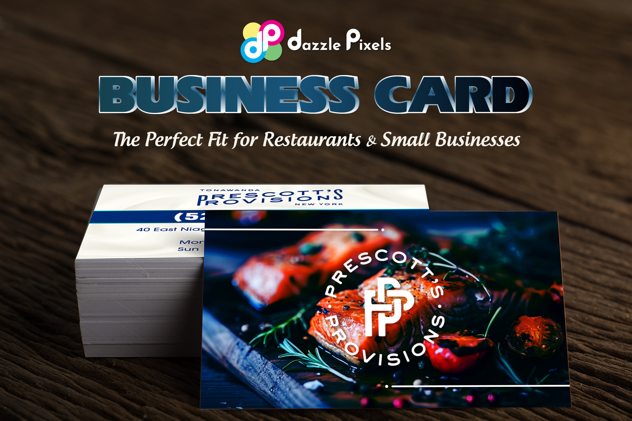 Dazzle Pixel Business Card – The Perfect Fit for Restaurants & Small Businesses DazzlePixels Dazzle Pixel Business Card – The Perfect Fit for Restaurants & Small Businesses